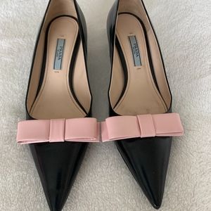 Prada Kitten Heel Leather size 35